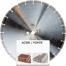Disque diamant pour Acier / Fonte