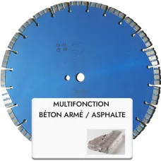Disque diamant pour béton armé et asphalte