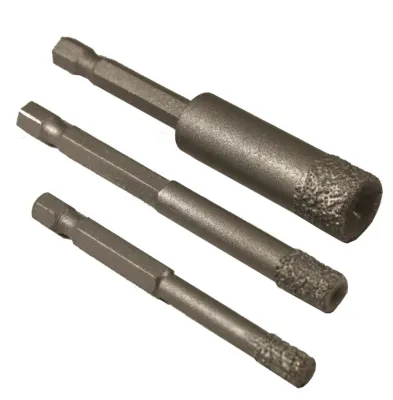 Cloche diamant pour perceuse carrelage / gres cerame