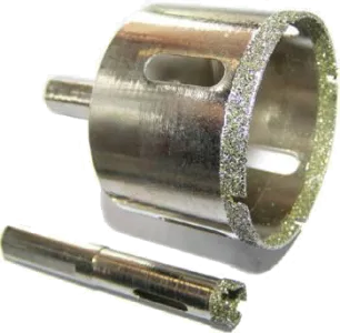 Cloche diamant pour carrelage - Visseuse