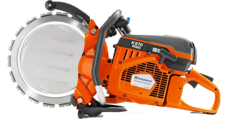 Découpeuse thermique Husqvarna K970 Ring — disqueuse béton, coupe 260 mm