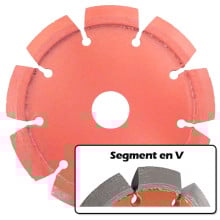 Disque diamant avec segment large en V pour béton HVBT