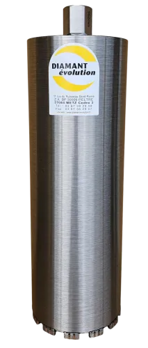 Couronne diamant pour béton armé avec raccord 1''1/4 - DET9 - A EAU