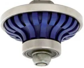 MEULE POUR MOULURE POUR BETON / GRANIT  :  FORME F