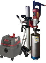 Carotteuse PCS200 pour carottage à sec sans poussiére du béton armé