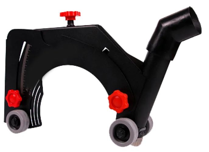 Carter d'aspiration avec roues pour meuleuse Ø 230mm