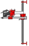 Tronconneuse chaine 220 Volts pour brique et parpaing
