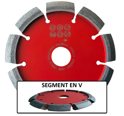 HVBT — segment en V, béton