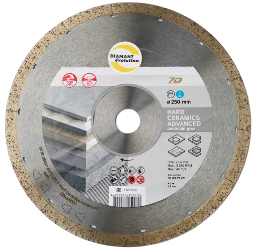 Disque diamant WGSTCERAM pour grès cérame de 10 mm