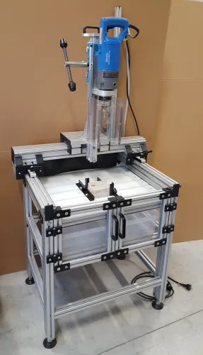 Table de carottage pour petit diamétre