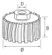 ROULEAU DIAMANT AVEC SEGMENT METALLIQUE