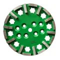 Plateau diamant Ø 250 mm HSTD-GL-M — 20 segments, Blastrac BG 250