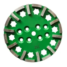 Plateau diamant Ø 250 mm HSTD-GL-M — 20 segments, Blastrac BG 250