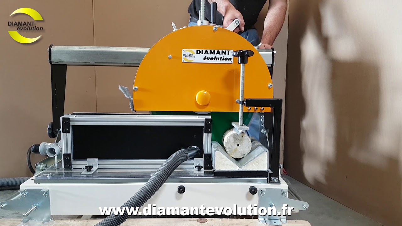 Scie sur table pour découpe à sec de carotte